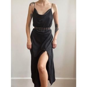 SOLD Maxi dress with side slit